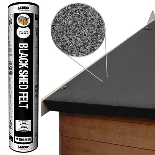 Iko shed felt black x - felt, 1m