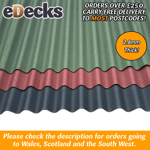 Corrugated bitumen roof sheets - corrugated,
